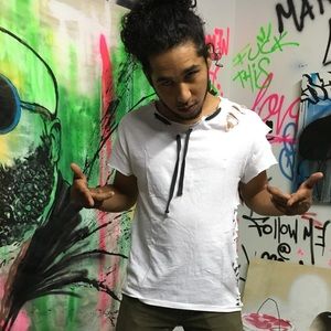 _BRIDGE custom cut and distressed T